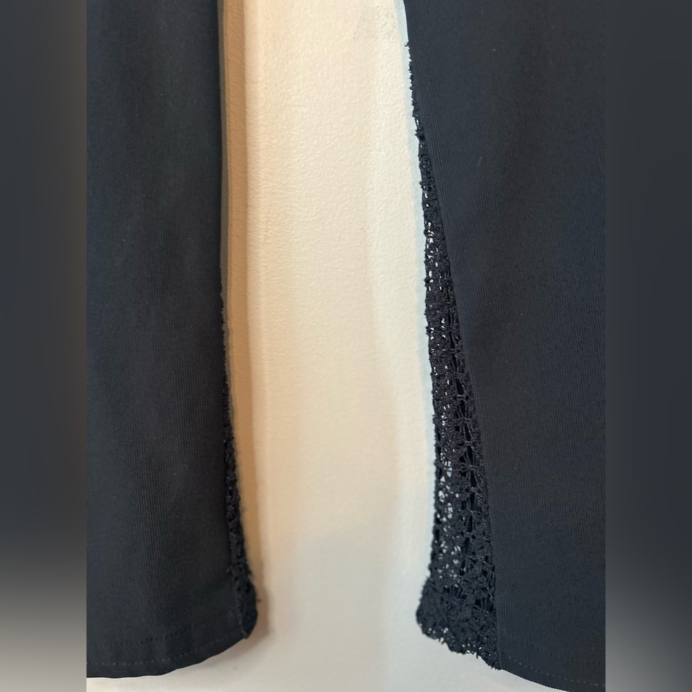 90s flare pants with lace insert - Picture 11 of 12
